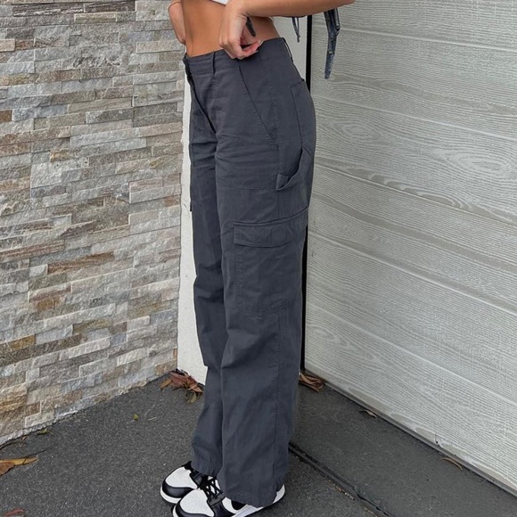 White Fox Boutique Pants - White Fox Boutique Know Your Worth cargo pants